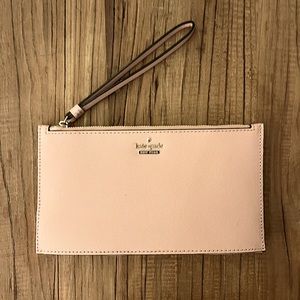 Kate Spade soft pink wristlet